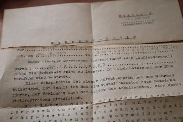 Preview: Service card of a soldier from Zwittau + other papers